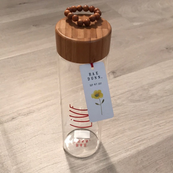 Other - Rae Dunn Glass Water Bottle